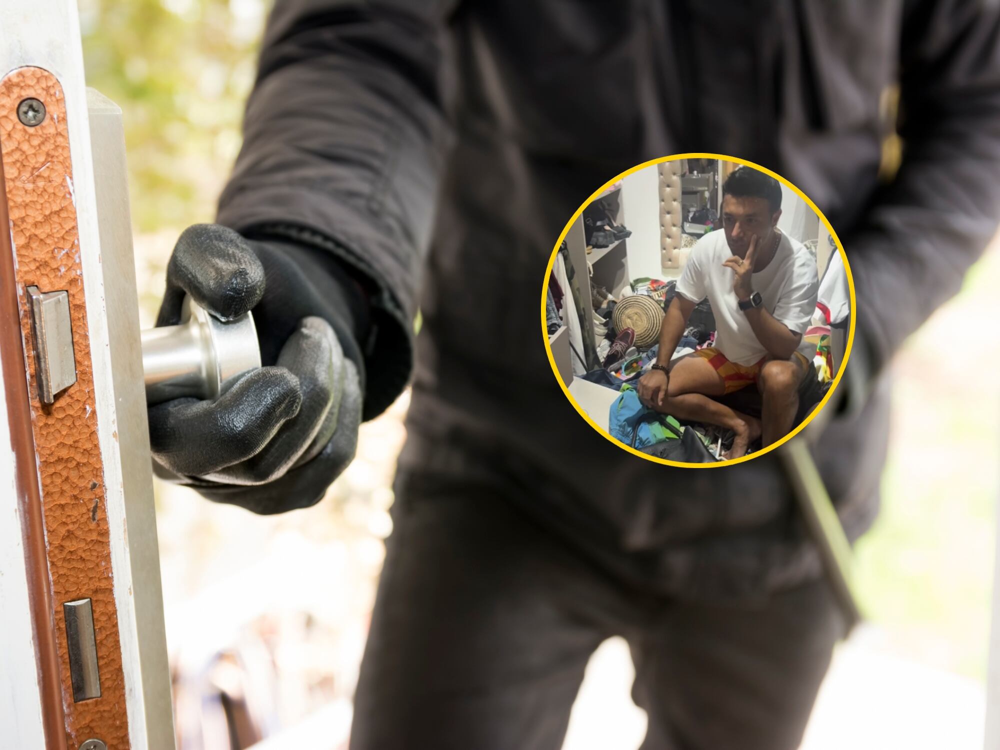 Robaron al interior de la vivienda del cantante de vallenato Alfonso Stummo en Barranquilla. Fotos: Getty Images y captura de pantalla.