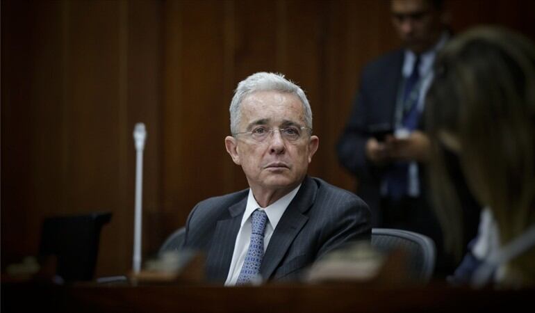 Expresidente de Colombia Álvaro Uribe Vélez. Foto: Colprensa-Álvaro Tavera