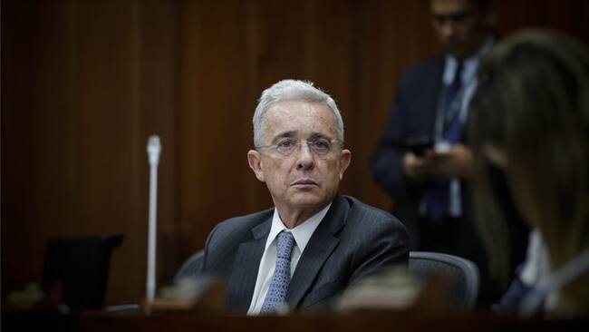 Expresidente de Colombia Álvaro Uribe Vélez. Foto: Colprensa-Álvaro Tavera