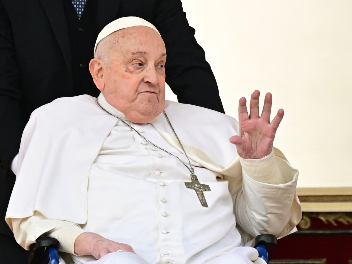 El papa Francisco no acudirá al vía crucis del Viernes Santo