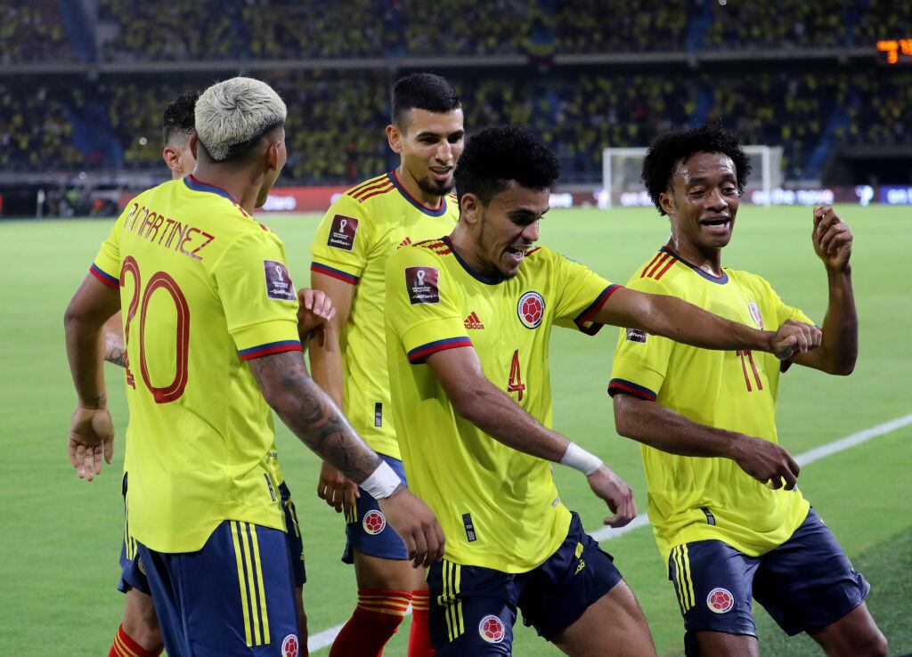 Jugadores de la Selección Colombia (Photo by Jairo Cassiani/Vizzor Image/Getty Images)