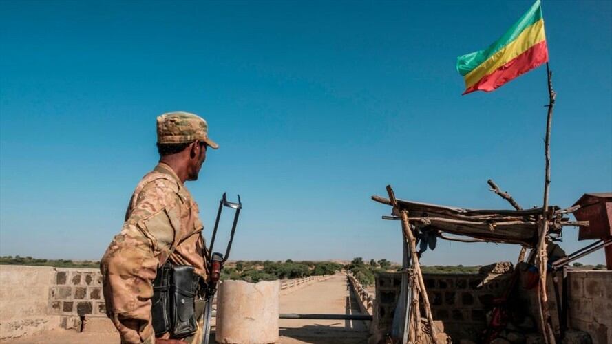 Atentado de un grupo armado en Etiopía. Foto: Getty Images