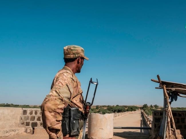 Atentado de un grupo armado en Etiopía. Foto: Getty Images