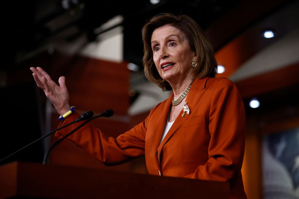 Líder de la mayoría demócrata en la Cámara Baja de EE.UU., Nancy Pelosi. Foto: Getty Images