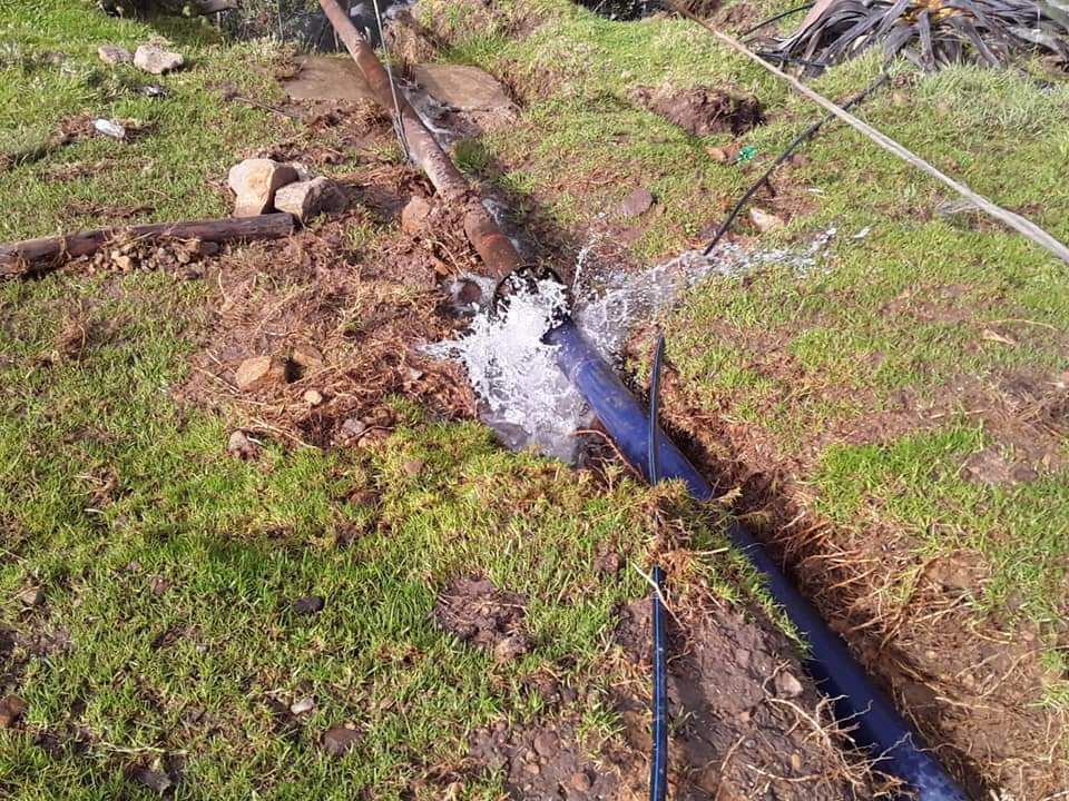 Debido a los daños ocasionados por personas inescrupulosas, 40 familias en Tópaga (Boyacá) se quedaron sin el suministro de agua durante tres días / Foto: Suministrada.