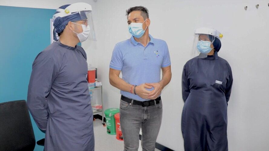 Ocupación UCI para pacientes COVID llegó a un 88% en Montería. Foto: prensa Alcaldía Montería.