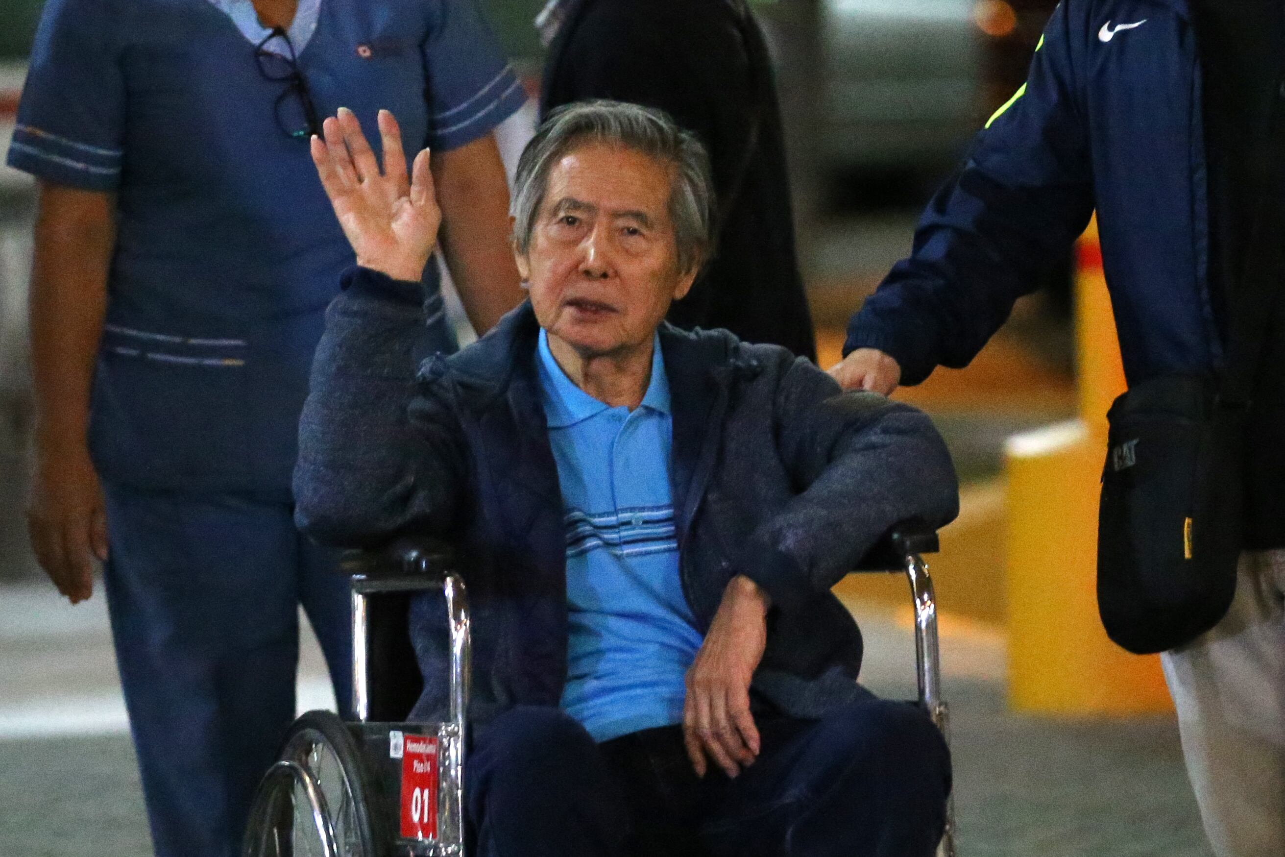 Alberto Fujimori. (Photo by LUKA GONZALES / AFP) (Photo by LUKA GONZALES/AFP via Getty Images)