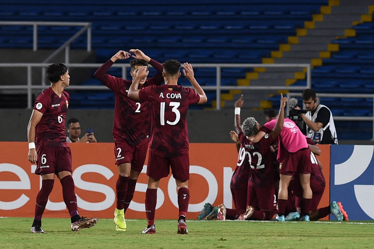 Selección venezolana Sub-10. (Photo by JOAQUIN SARMIENTO/AFP via Getty Images)