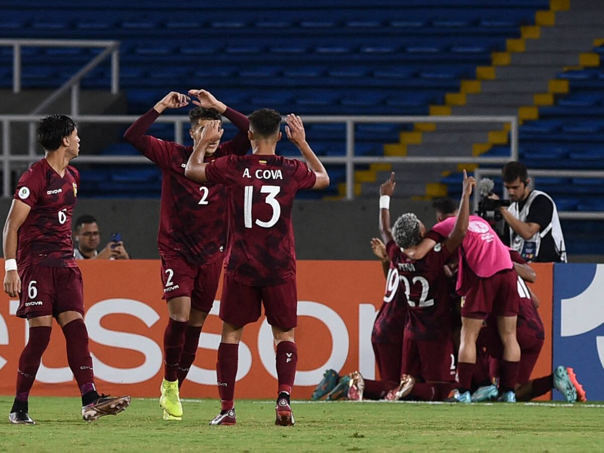 Venezuela logró el milagro: venció a Chile y se metió al hexagonal del Sub-20