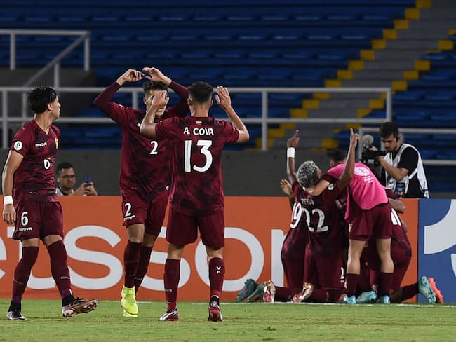 Selección venezolana Sub-10. (Photo by JOAQUIN SARMIENTO/AFP via Getty Images)
