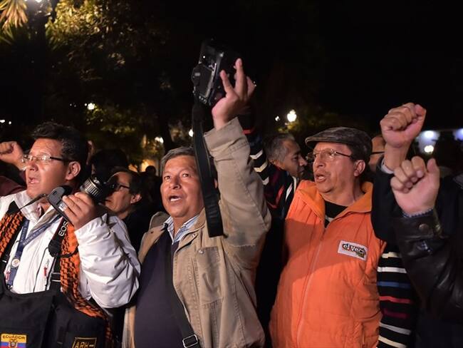 Protestas en frontera. Foto: Getty Images