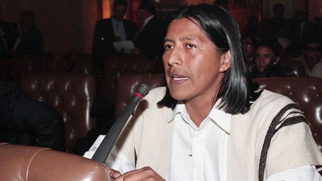 Piñacué dijo que con preocupación debe denunciar que son niños los que en la actualidad ejercen el papel de sicariato en sus comunidades . Foto: Colprensa