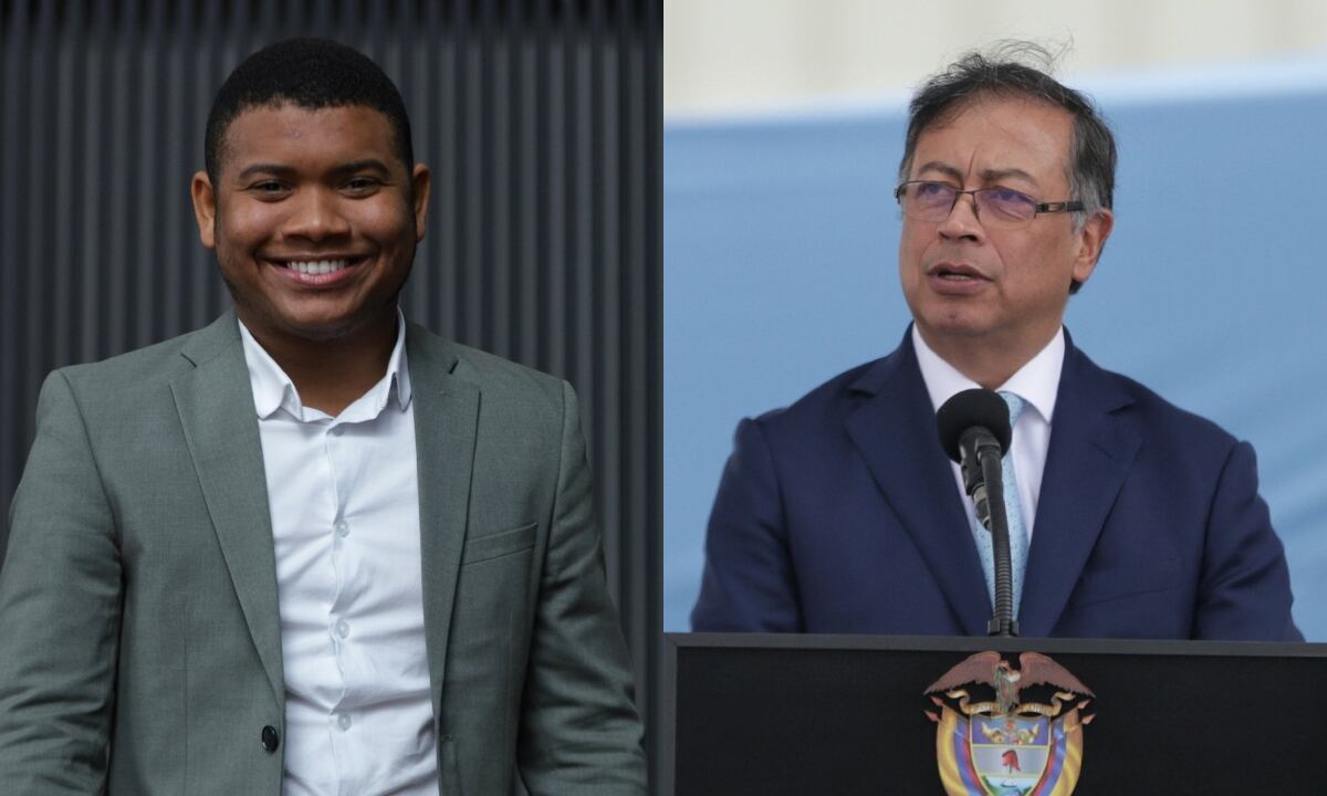 Miguel Polo Polo y Gustavo Petro. Fotos: Colprensa