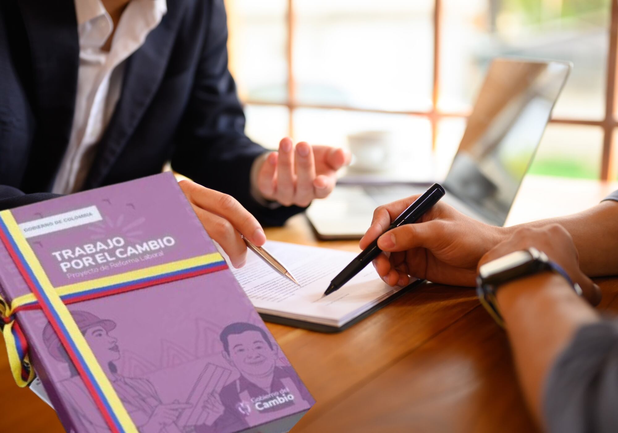 Contrato con la reforma laboral, imagen de referencia. Foto: Getty Images