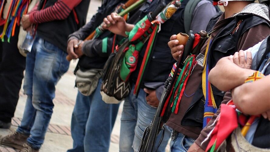 Indígenas desplazados en Bahía Solano volverán a su territorio. Foto: Colprensa - Álvaro Tavera