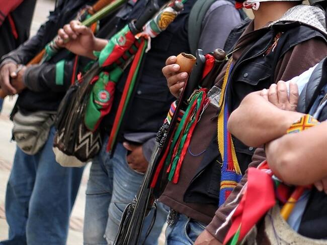 Indígenas desplazados en Bahía Solano volverán a su territorio. Foto: Colprensa - Álvaro Tavera
