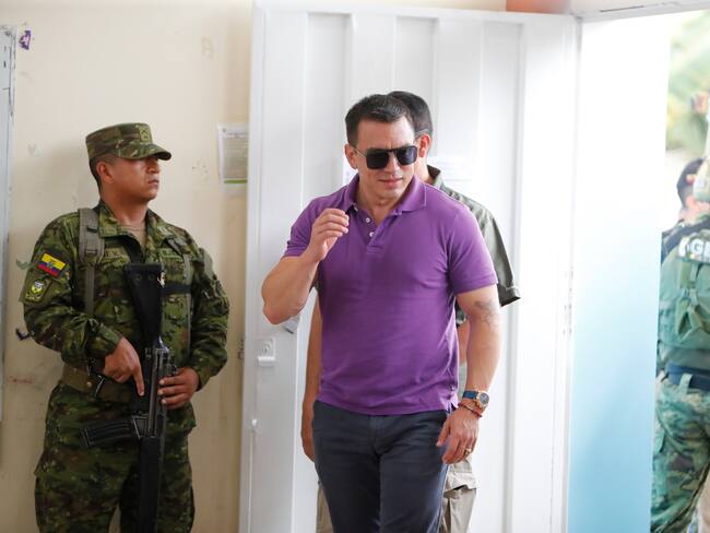 El presidente de Ecuador y candidato a la reelección, Daniel Noboa. Foto: EFE.