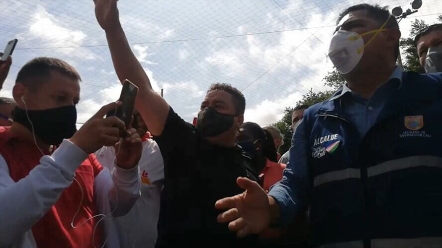 El desorden quedó evidenciado en varios videos que circulan en redes sociales. Foto: Cortesía