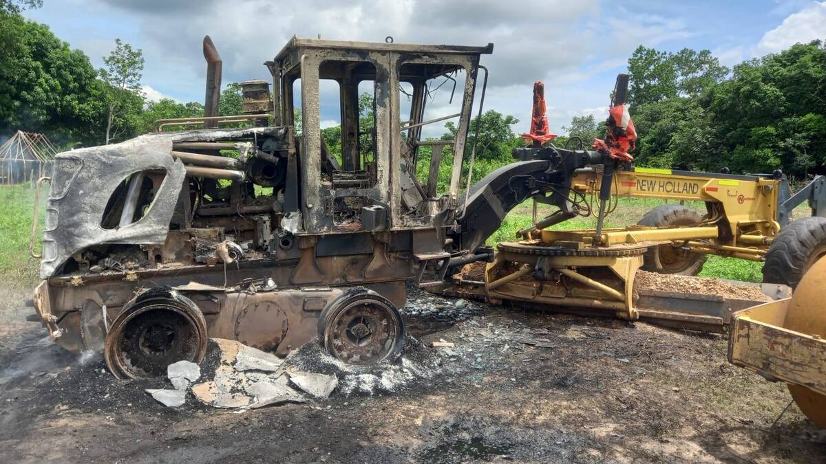 Sucre: vía San Marcos – El Llano sería militarizada tras quema de maquinaria amarilla