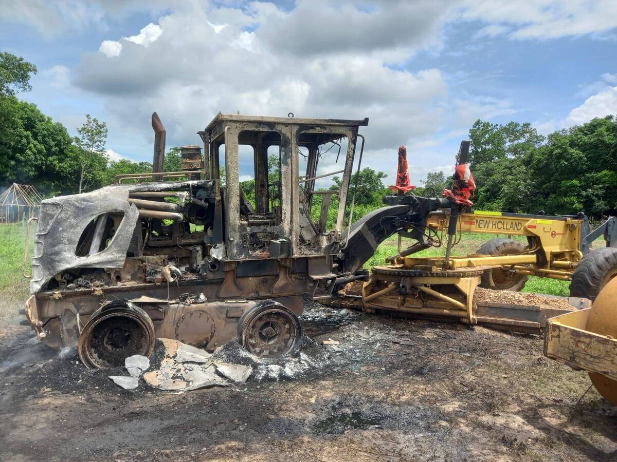 Sucre: vía San Marcos – El Llano sería militarizada tras quema de maquinaria amarilla