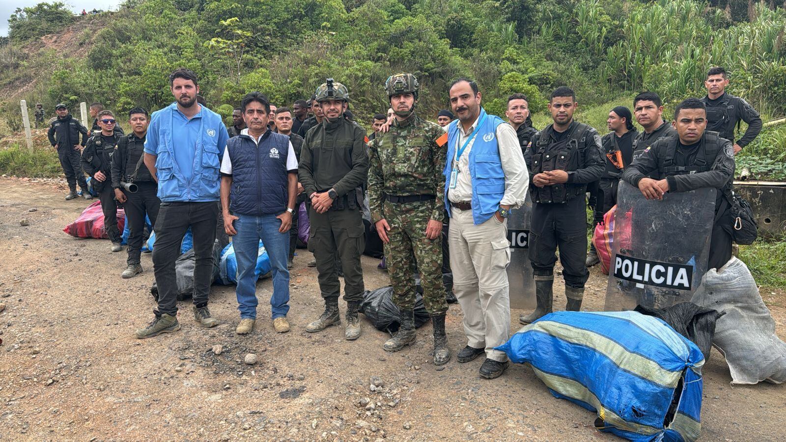 En libertad los uniformados que estaban secuestrados en el Cauca