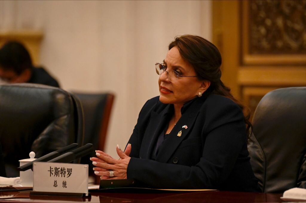 Xiomara Castro, presidenta de Honduras. Foto: Jade Gao - Pool/Getty Images.