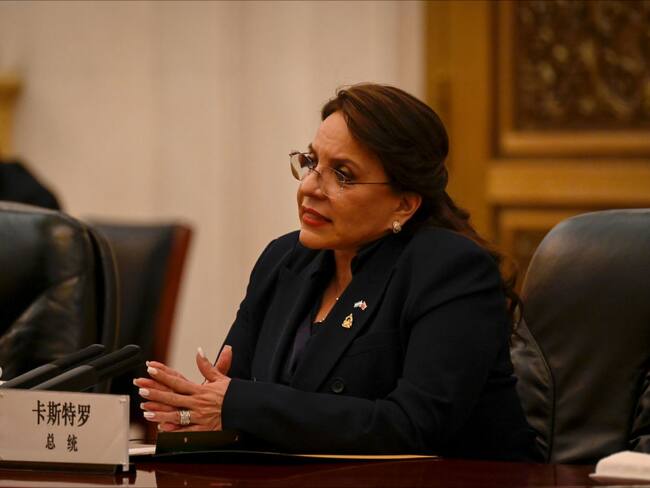 Xiomara Castro, presidenta de Honduras. Foto: Jade Gao - Pool/Getty Images.