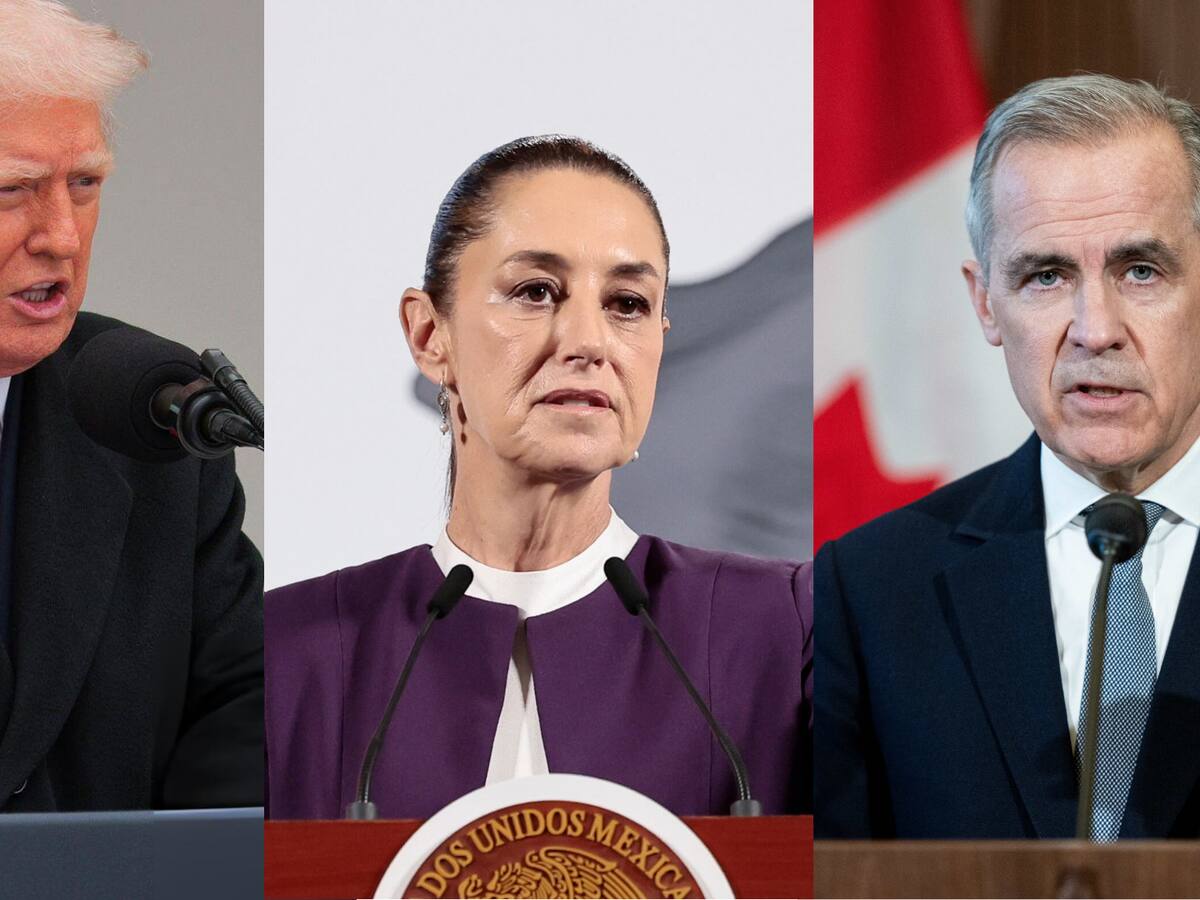 Trump dijo que se lleva “muy bien” con México y Canadá antes de reunión con líderes