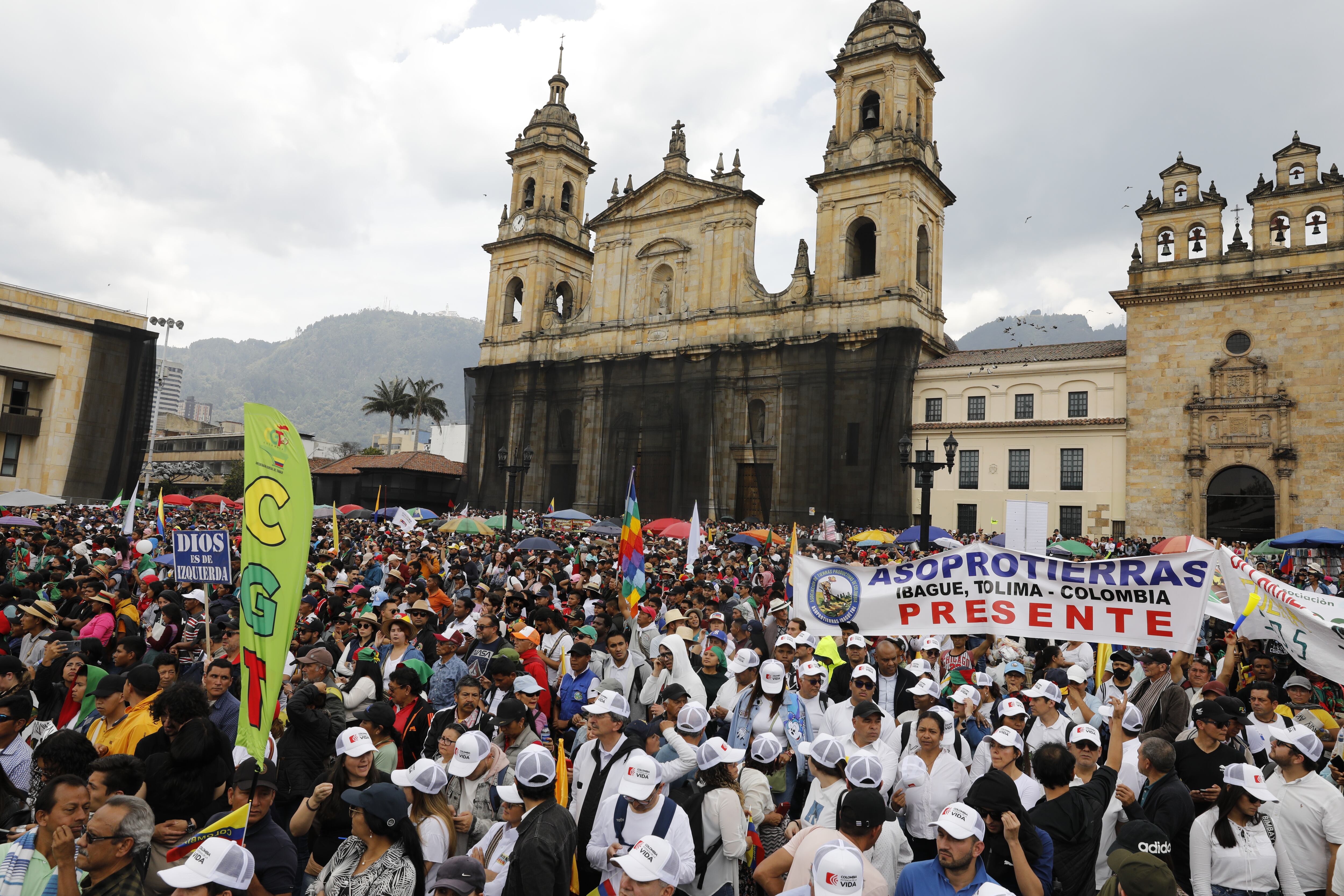 Imagen de referencia, protestas en Bogotá | Foto: Colprensa