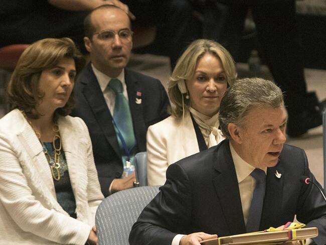 Juan Manuel Santos entrega acuerdo de paz al Consejo de Seguridad de la ONU