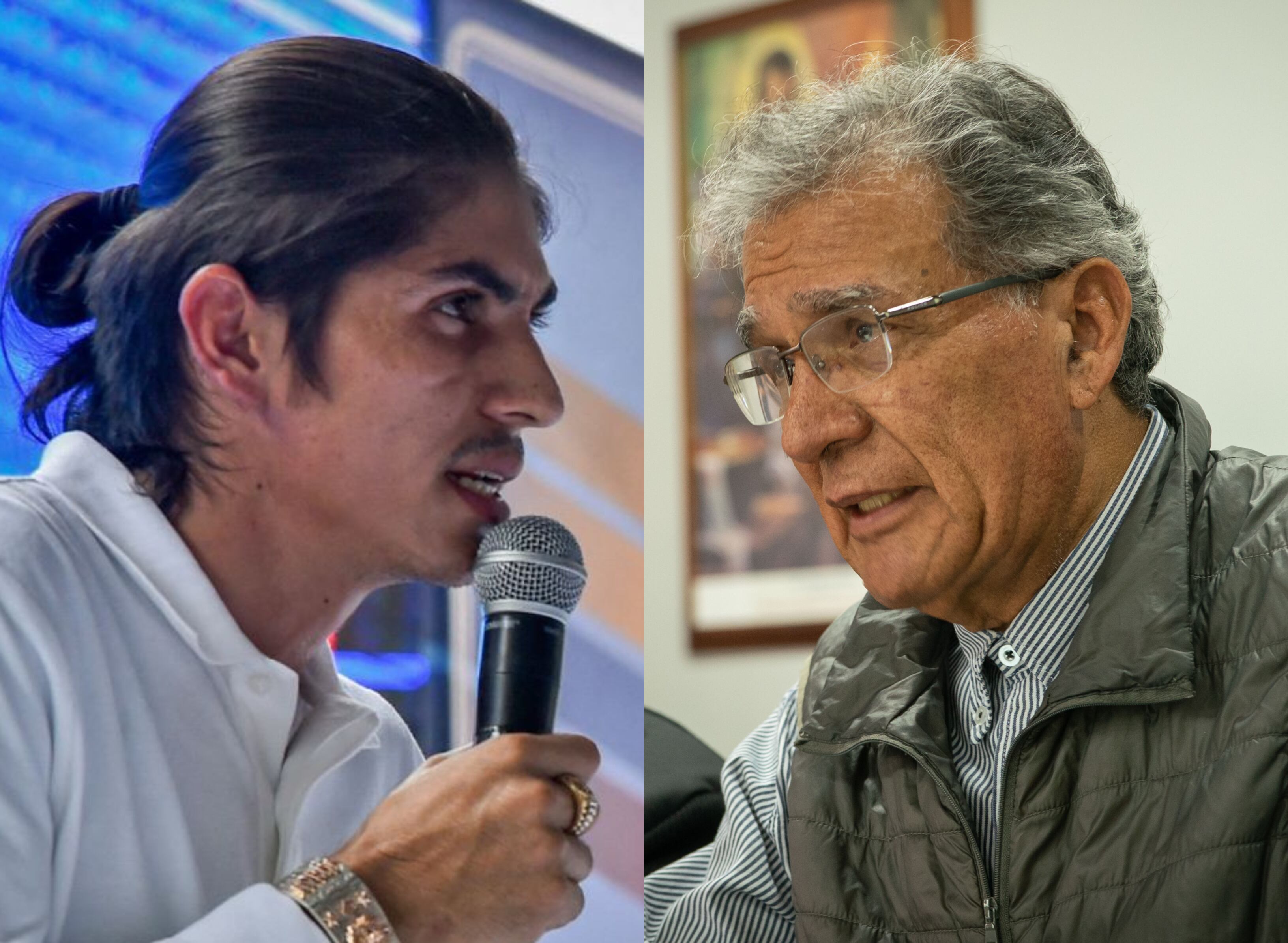 Alias 'Andrey' y Camilo González Posso | Fotos: Colprensa