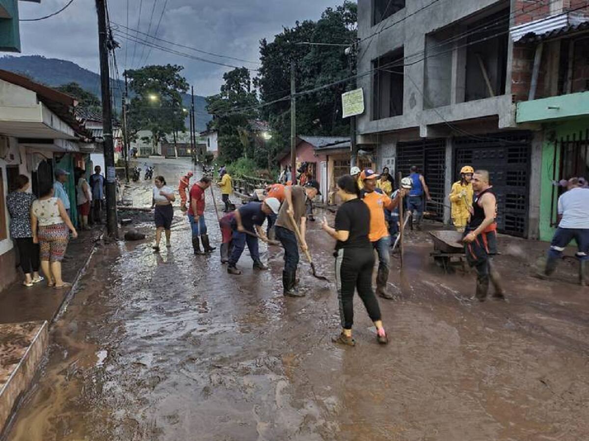Más de 10 viviendas resultaron afectadas por las fuertes lluvias en Supía, Caldas