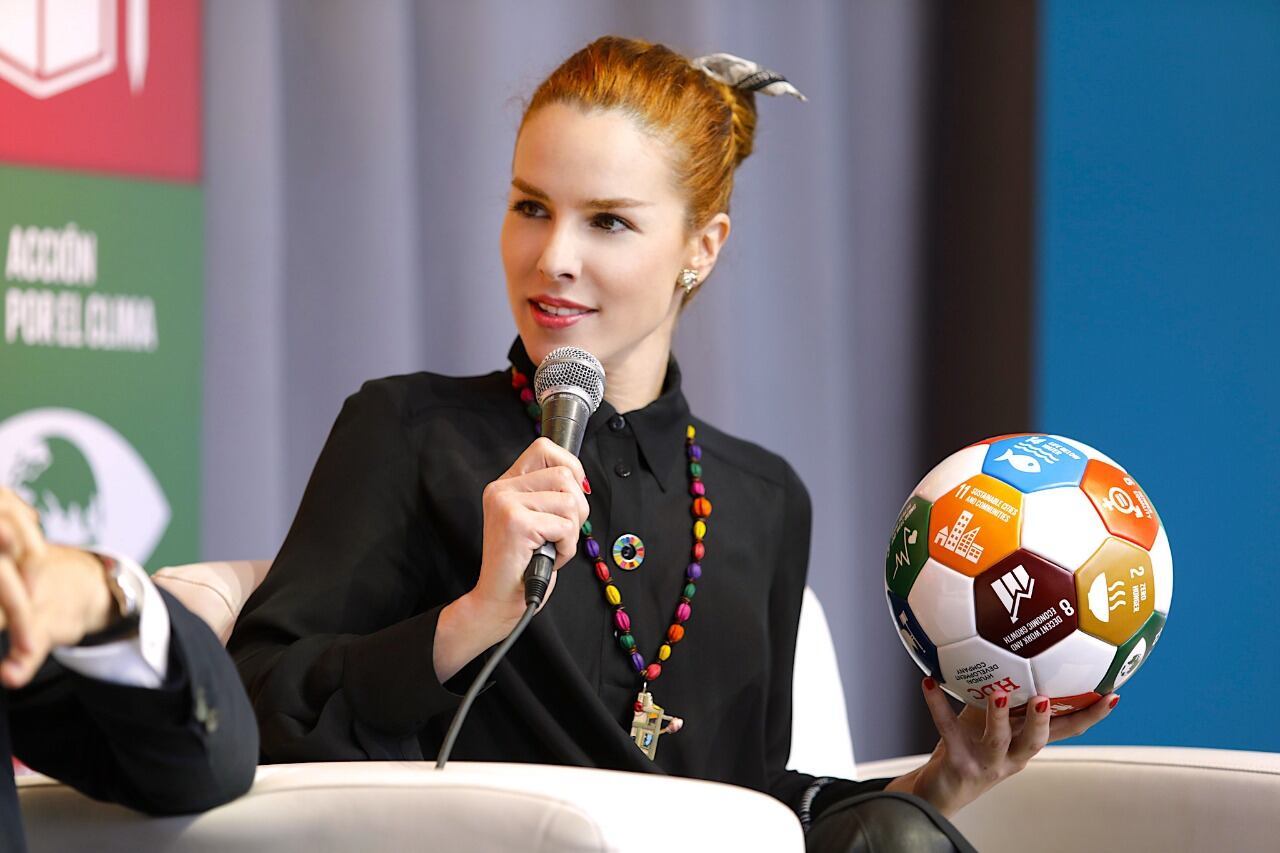 Eglantina Zingg, fundadora y presidente de la Fundación Goleadoras. Foto: Cortesía.