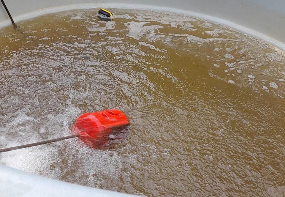 Así llega el agua en Barichara, Santander. Foto: Cortesía.