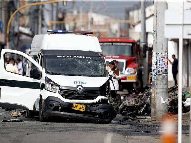 Atentado con motobomba en Jamundí | Foto: EFE