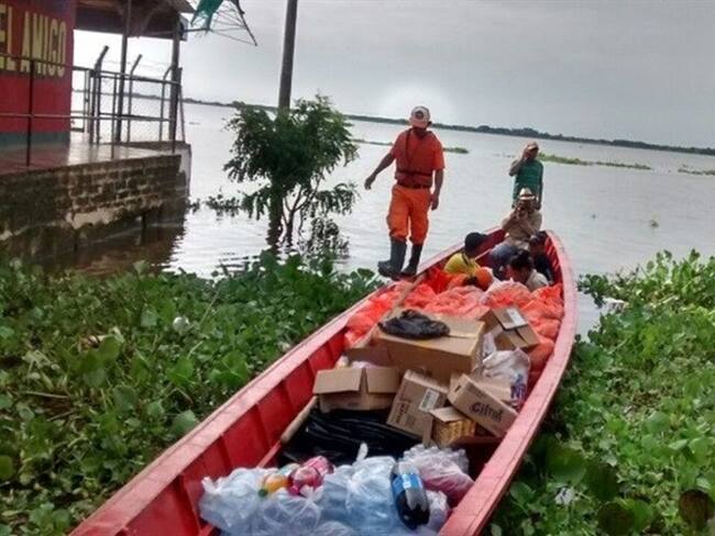 Evacúan más de 70 familias en Ayapel, Córdoba, por emergencia en Hidroituango. Foto: Cortesía