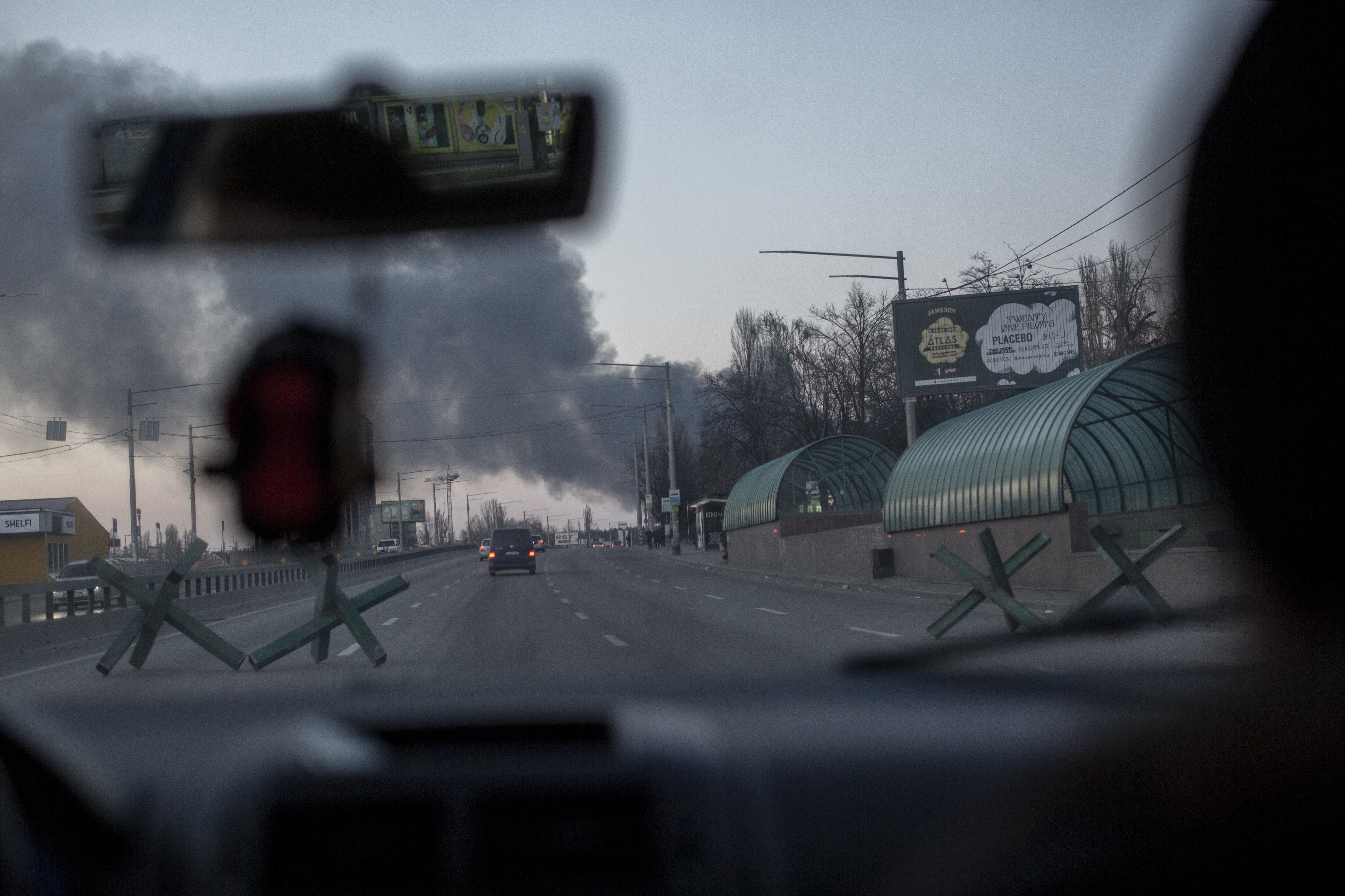 Foto de referencia de los ataques rusos en Kiev, la capital de Ucrania. (Photo by Narciso Contreras/Anadolu Agency via Getty Images)