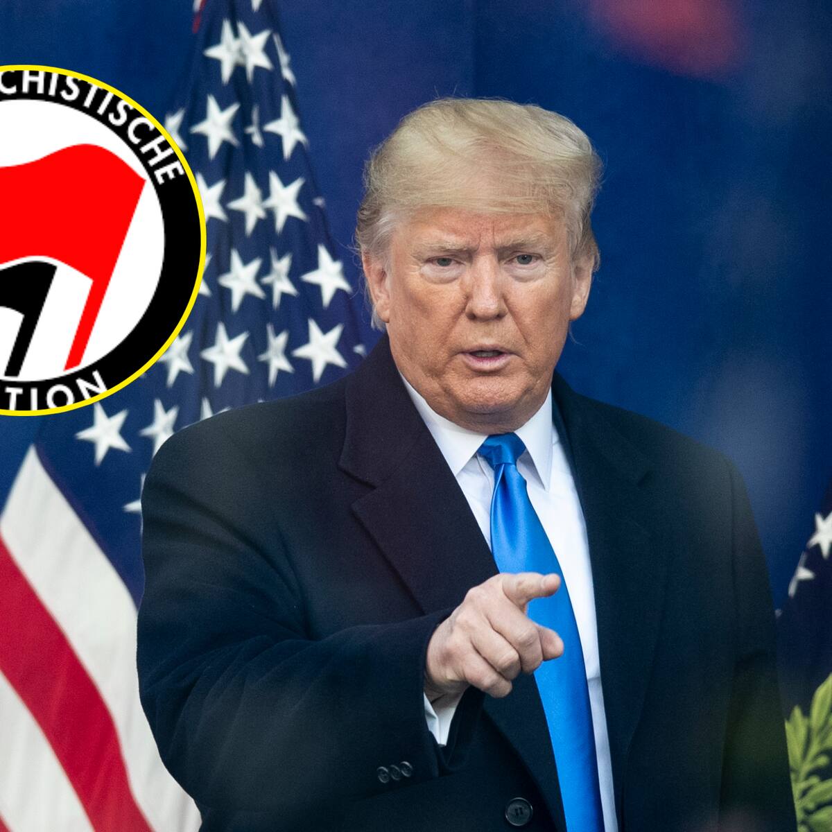 Donald Trump designó oficialmente como “terrorista” al movimiento Antifa de EE.UU.