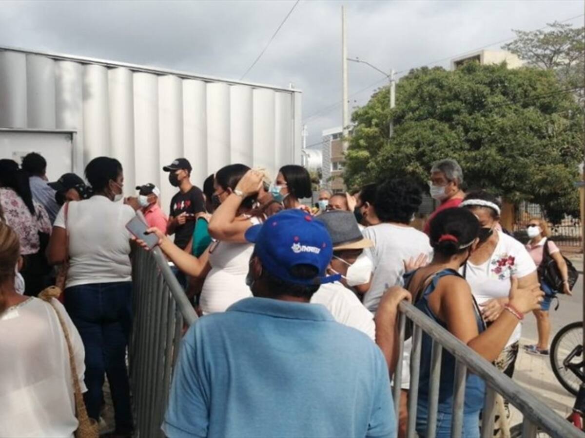 Se agotaron las vacunas para mayores de 60 a 64 años en Santa Marta