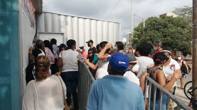 Se agotaron las vacunas para mayores de 60 a 64 años en Santa Marta. Foto: Santa Marta al Día