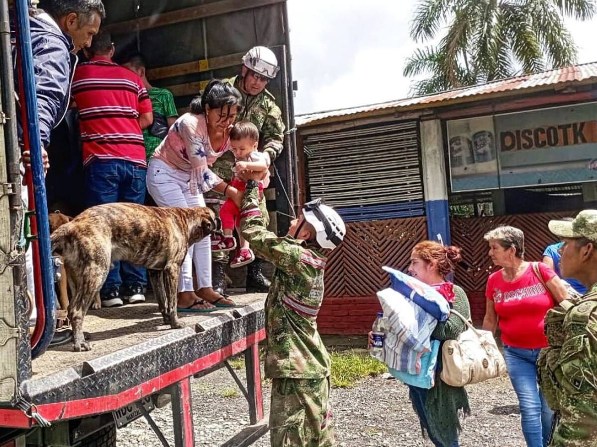A 900 se eleva el número de damnificados por el desastre natural en Rosas, Cauca