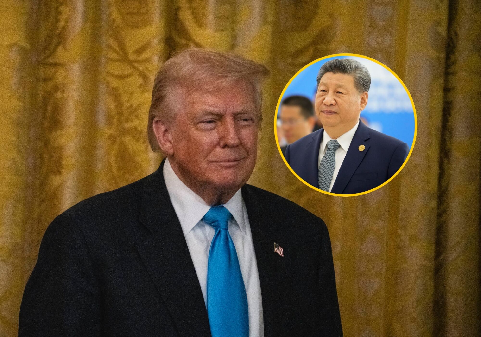 Donald Trump afirmó que lo primero que tratará en reunión con Xi Jinping es el tráfico de fentanilo. Foto: Getty Images.