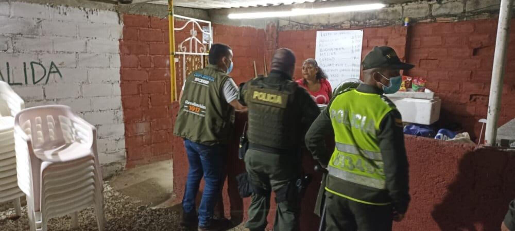 Inspección a Patios rumberos en Pescaito/ Foto: Alcaldía de Santa Marta