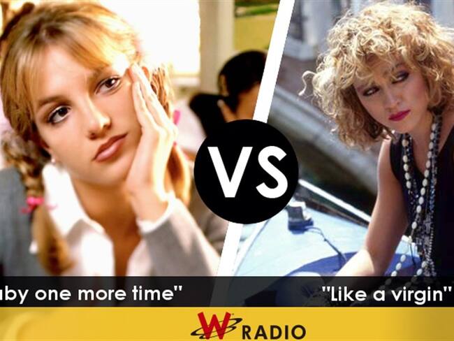 ¿&quot;Baby one more time&quot; de Britney Spears o &quot;Like a virgin&quot; de Madonna?. Foto: YouTube VEVO