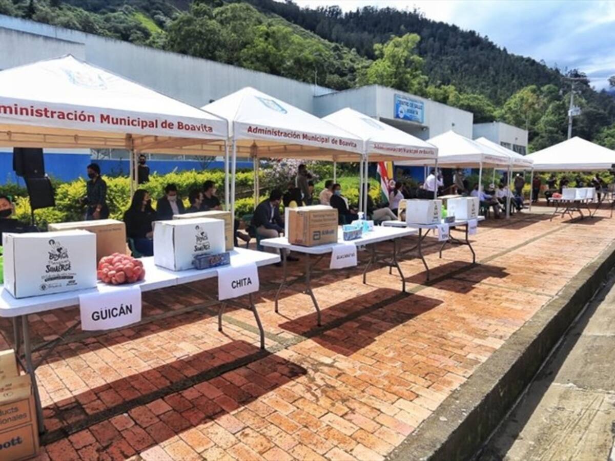 Inicia segunda fase de entrega de ayudas humanitarias a familias vulnerables en Boyacá