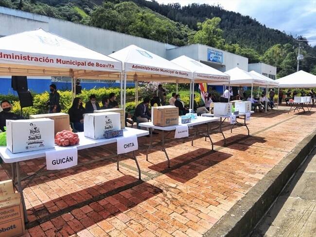 La idea, según Espitia, es llegar a los 123 municipios del departamento. . Foto: Gobernación de Boyacá