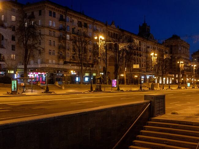 Kiev, Ucrania en medio de ataques de Rusia