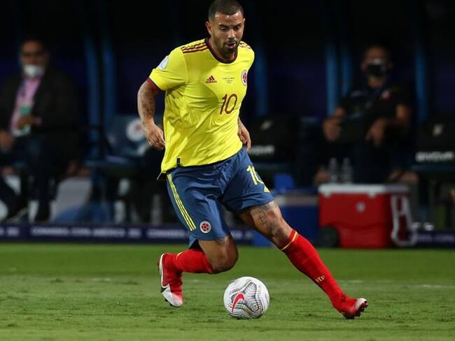 Edwin Cardona, futbolista colombiano. Foto: Getty Images / Edwin Cardona apoya a la Selección Colombia