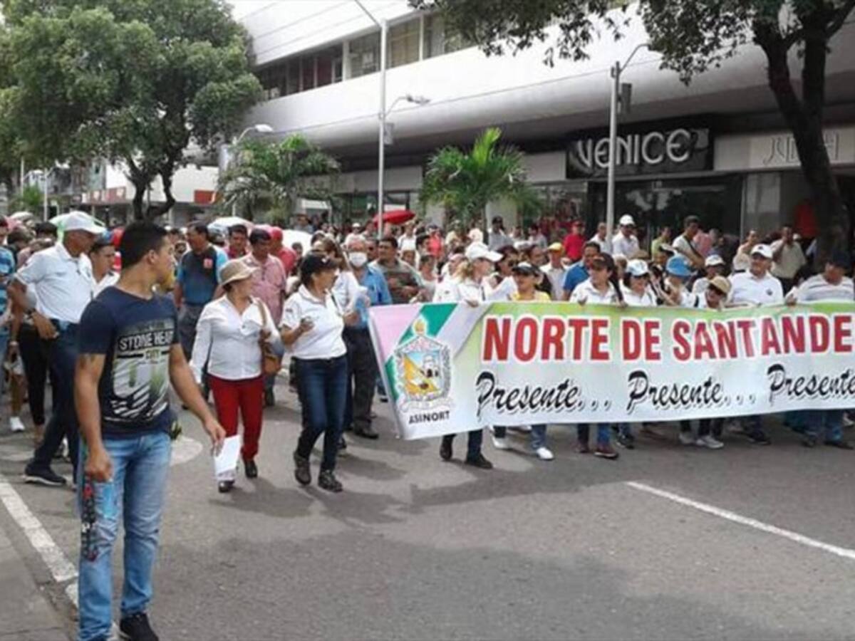 Nueve mil educadores participarán en el paro en Norte de Santander