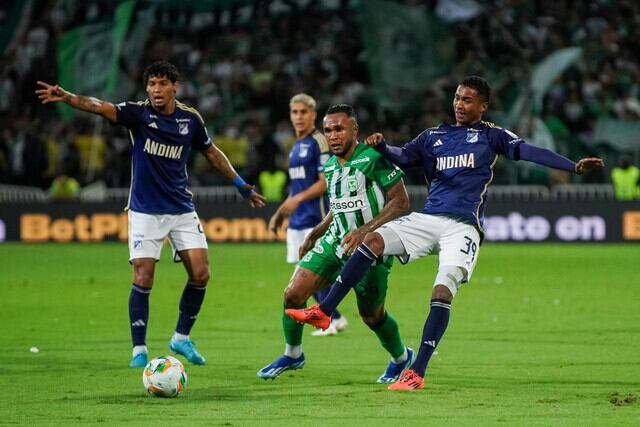 Atlético Nacional vs Millonarios. Foto: (Juan Cardona - Colprensa).